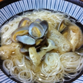 あっさり★あさり素麺